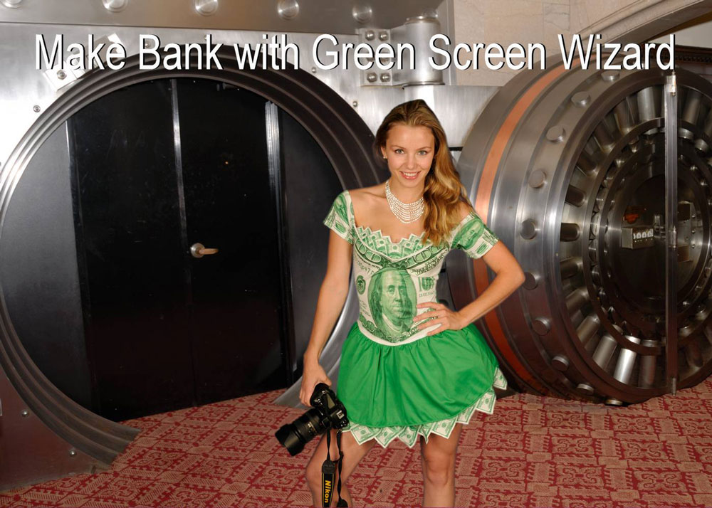 Make Money Green Screen wizard